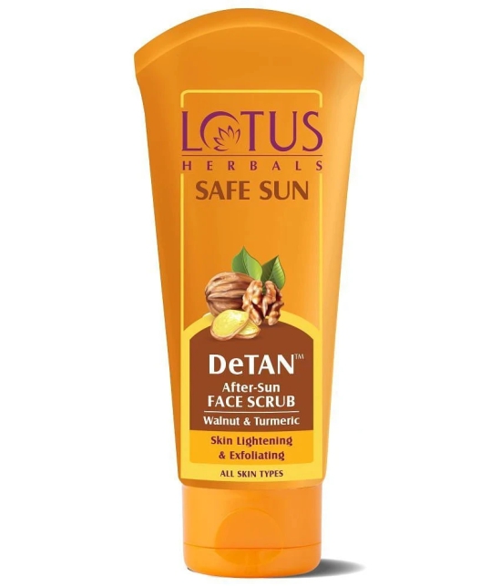 Lotus Herbals Safe Sun DeTAN After Sun Face Scrub 100g