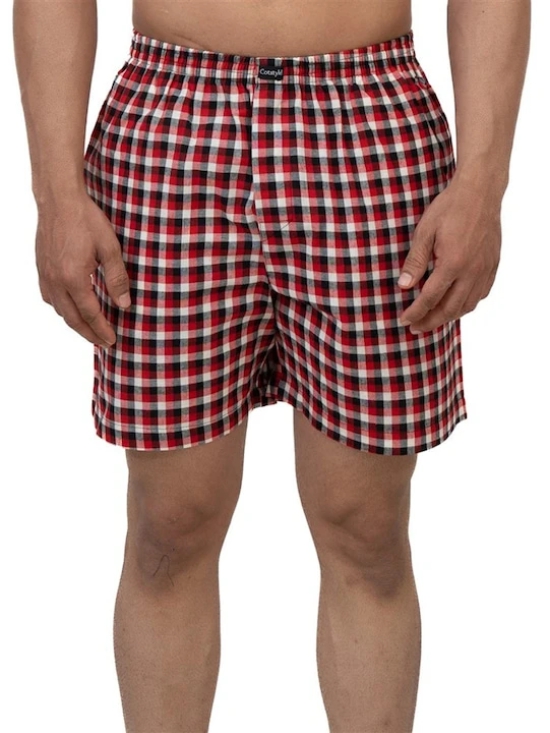 Checked Pure Cotton Boxers