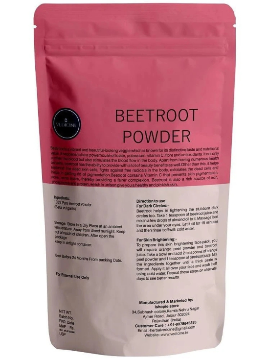 Vedicine 100% Natural & Pure Beetroot Powder For Face Pack And Hair Pack (150 g)