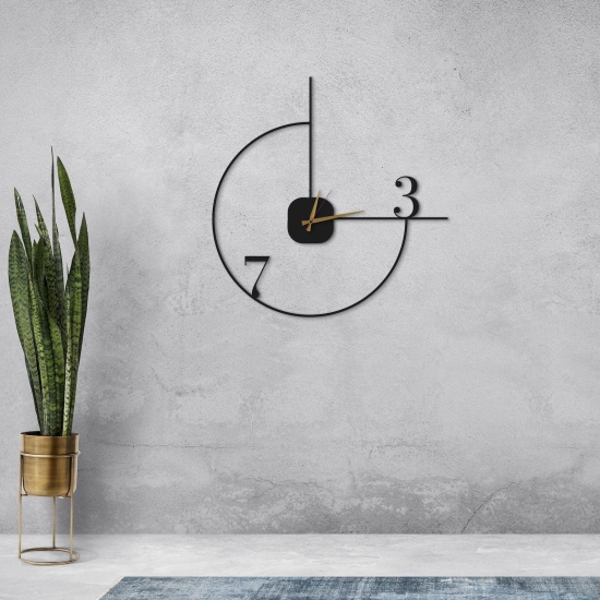 Zik Impex Minimalist Wall Clock, Oversized Silent Modern Wall Clock, Unique Wall Clock, Clock for Wall, Large Wall Clock