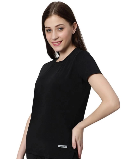 Omtex Black Polyester Tees - Single - None