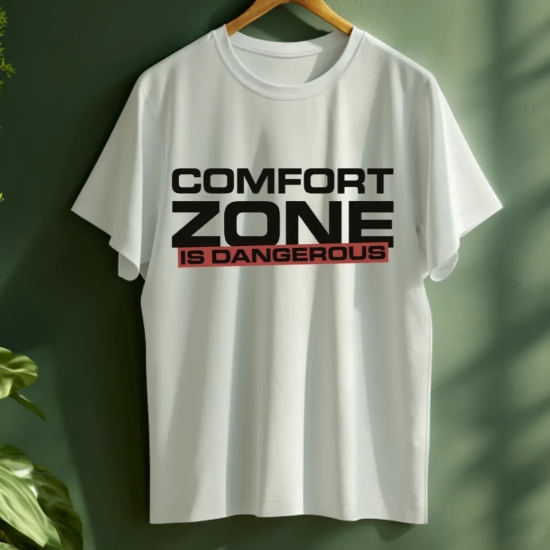 COMFORT ZONE IS DANGEROUS-New Yellow / XXL