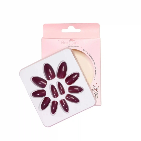 GLOSSY CLAWS NAILS (NAIL KIT INCLUDED)-Old Rose