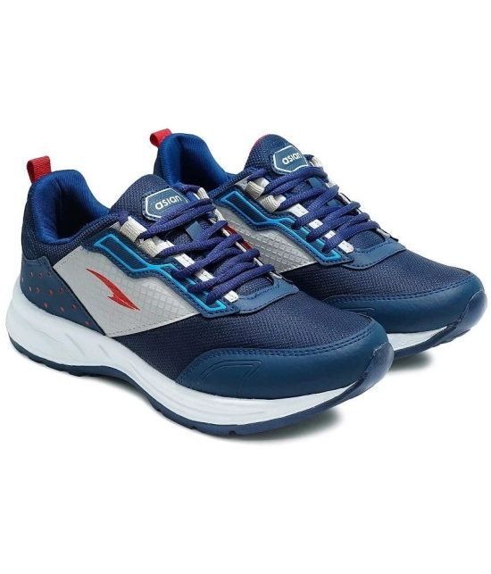 ASIAN PLATINUM-02 Navy Mens Sneakers - None