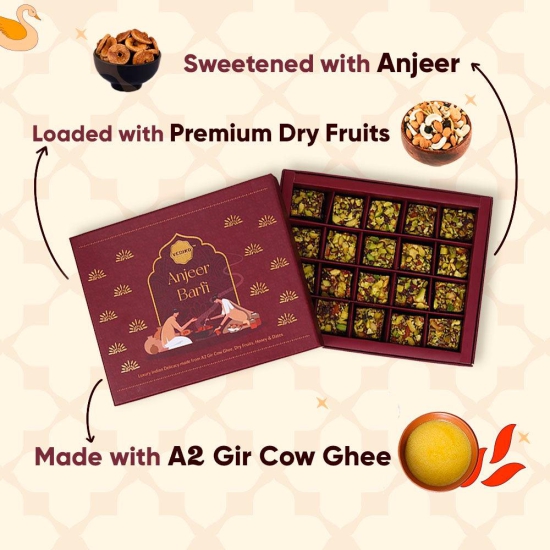 Anjeer Barfi-Pack of 5 (500g)