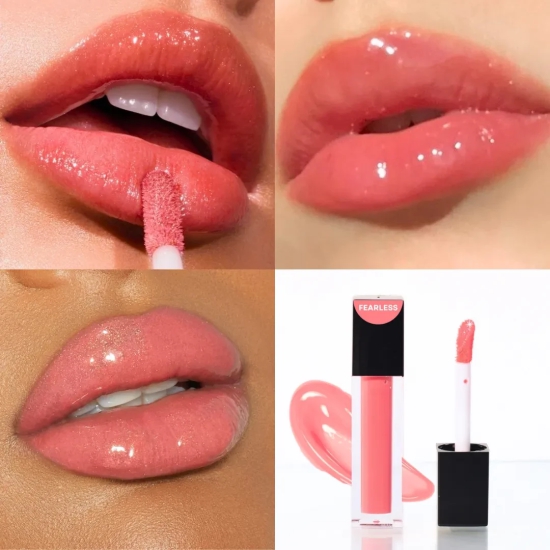 Fearless Peach Pink Lip Gloss