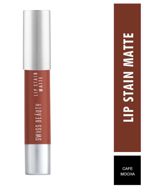 Swiss Beauty Lip Stain Matte Lipstick Lipstick Chestnut 3 g