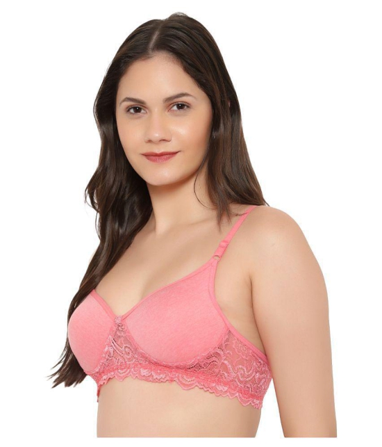 KYODO Cotton Everyday Bra - Pink Single - 34B