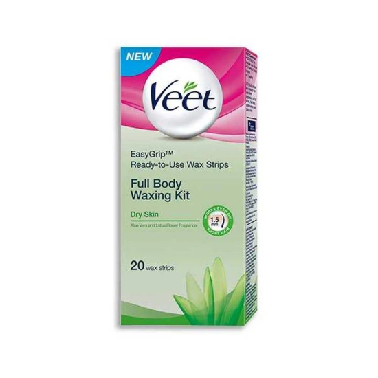 Veet Full Body Waxing Strip Dry Skin 20S