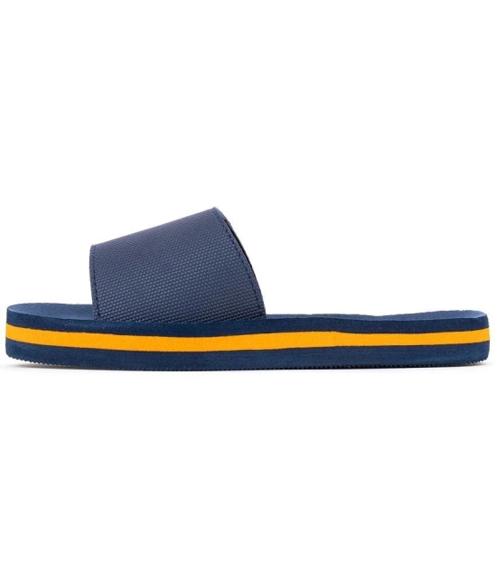 Pedro Navy Slide Slippers for Boys (4-7.5 yrs) - None