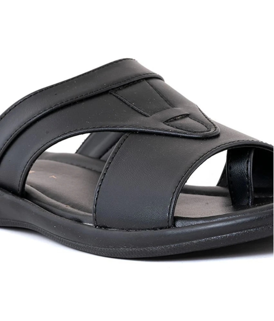 KHADIM - Black Mens Floater Sandals - None