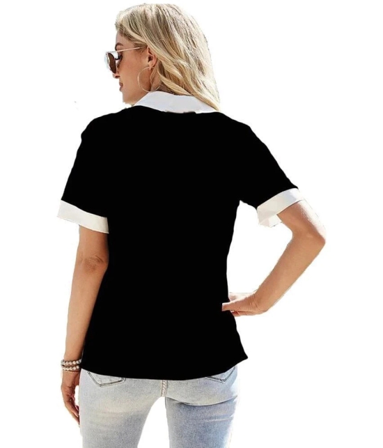 Force - Cotton Blend Regular Black Womens T-Shirt ( Pack of 1 ) - None