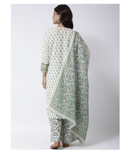 Hangup White Chanderi Dupatta