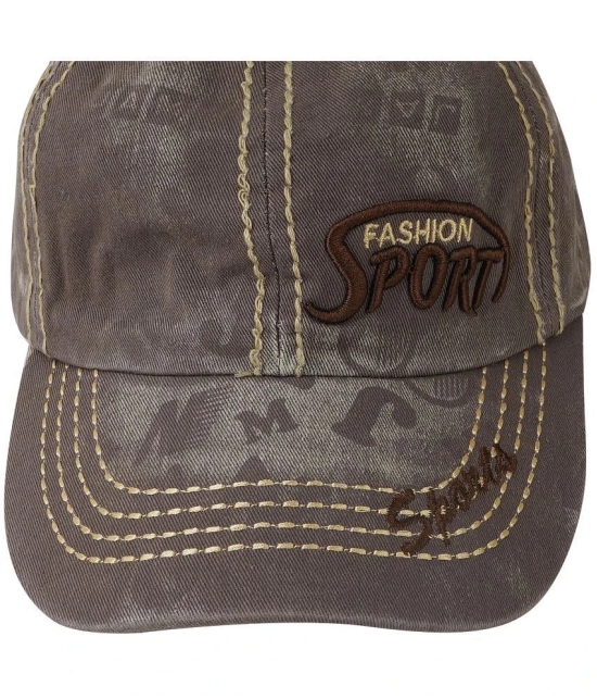 PENYAN Brown Cotton Mens Cap ( Pack of 1 ) - Brown