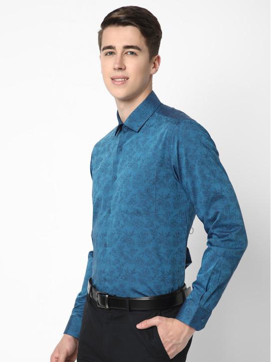 Premium Slim Fit Textured Cotton Formal Shirt