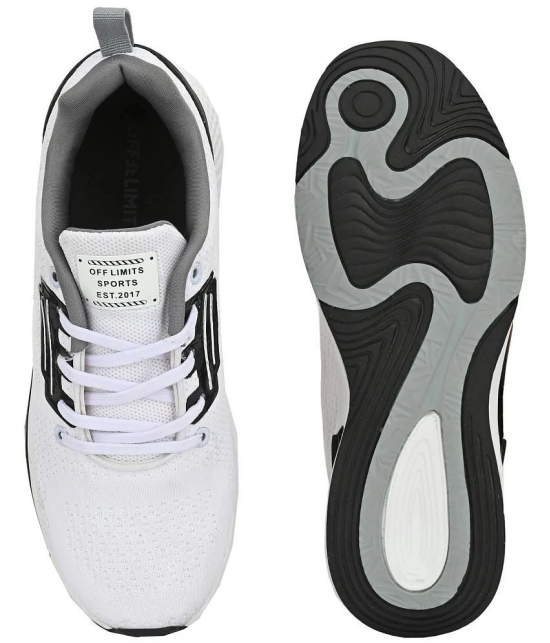 OFF LIMITS - ETHOS White Mens Sports Running Shoes - None