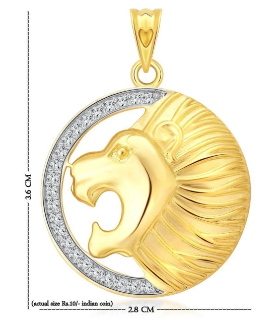 Vighnaharta Golden Alloy Pendant