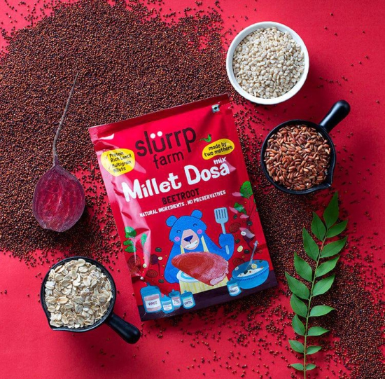 TRIAL PACK - Multigrain Millet Dosa Mix Beetroot, 50g