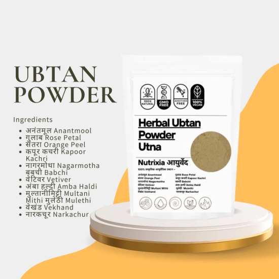 Ayurvedic Ubtan Powder – Natural Tan Removal , Skin Brightening Body Wash for All Skin Types – Perfect for Women & Men-50 Gms