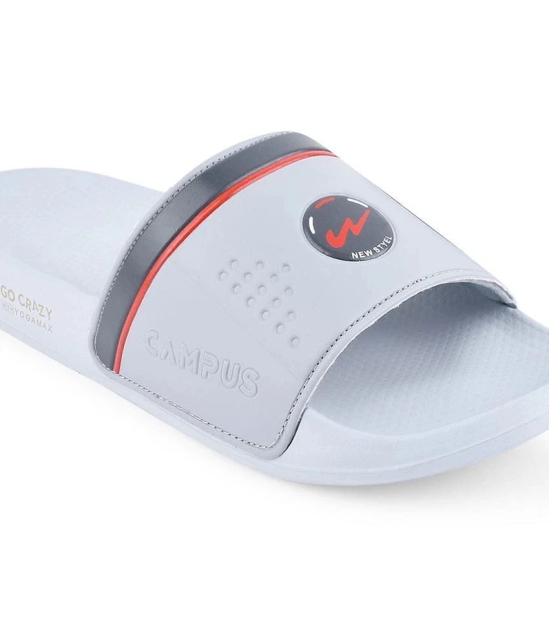 Campus - Dark Grey Mens Slide Flip Flop - None