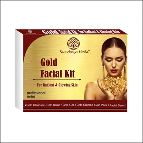 Soundarya Herbs Gold Facial Kit for Radiant & Glowing Skin