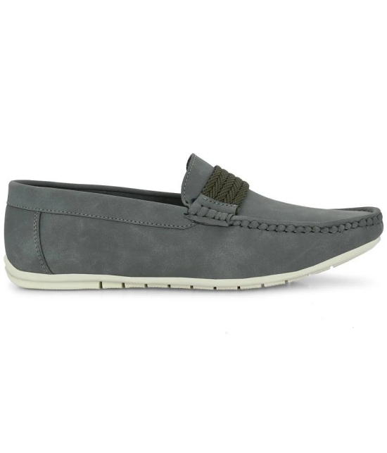 Leeport Gray Mens Slip on - 7