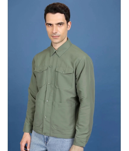 Ketch Polyester Mens Tailored Jacket - Olive ( Pack of 1 ) - None