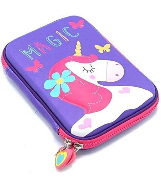 SHB Multipurpose Case Pencil Pouch Box for Kids Gifting School Home Storage (Eva Hard Top, Magic Unicorn Star)