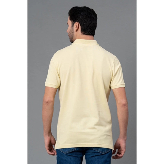 RedTape Yellow Men's Polo T-Shirt | Casual Cotton T-Shirt | Half Sleeves Polo T-Shirt