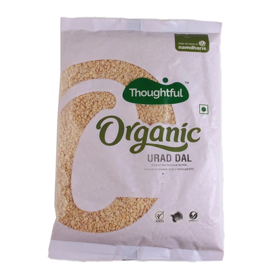 Namdhari Organic Thoughtful Organic Urad Whole, 1 Kg