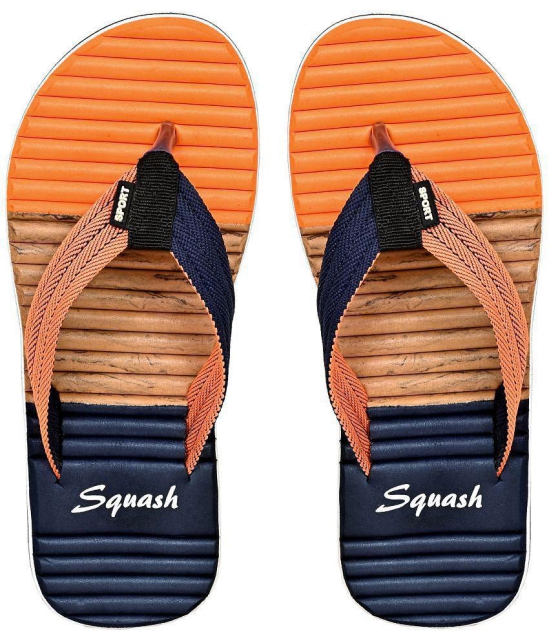 Squash - Orange Men's Thong Flip Flop - None