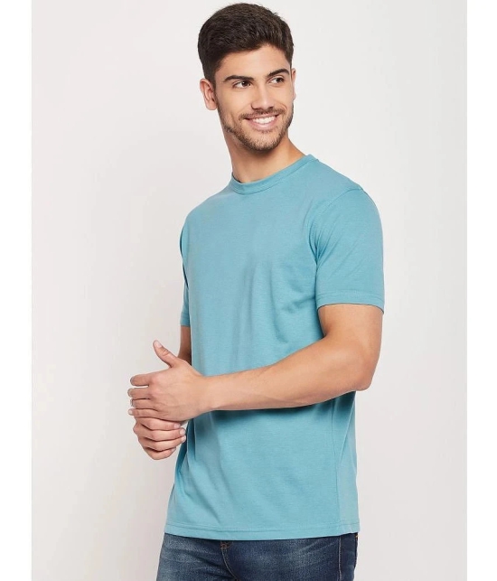 UNIBERRY - Blue Cotton Blend Regular Fit Mens T-Shirt ( Pack of 1 ) - None