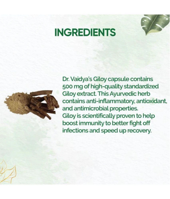 DR VAIDYA'S GILOY -30 CAPSULES - PACK OF 3