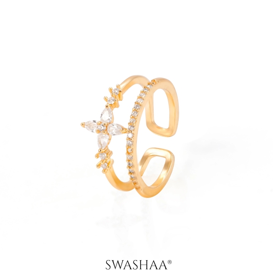 Parisha 14K Gold Plated Ring-Gold