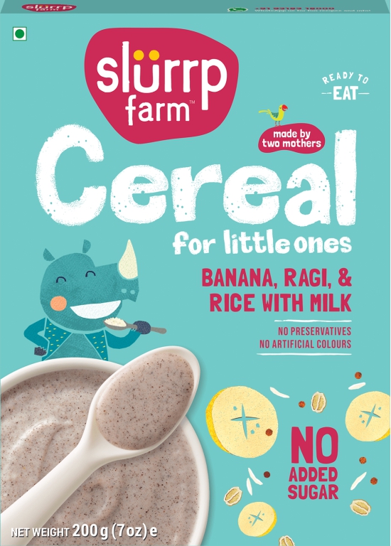 NO ADDED SUGAR, Banana, Ragi & Rice Cereal