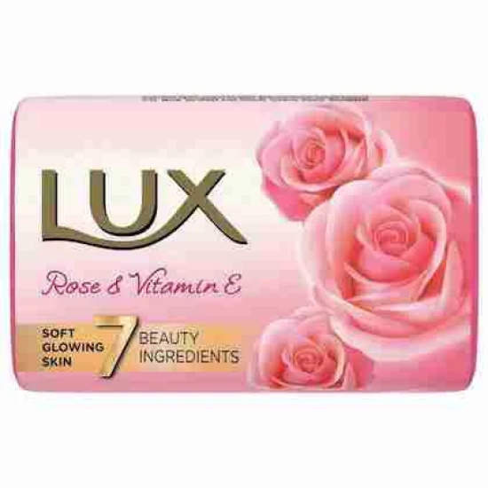 Lux Rose & Vitamin E Soft Glowing Skin Soap Bar 150 g (Pack of 3)