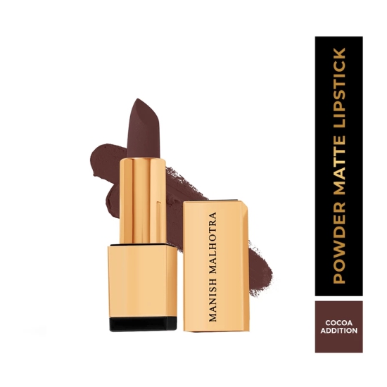 Manish Malhotra Powder Matte Lipstick - Cocoa Addition