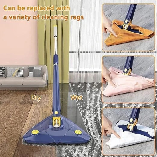 Special 360° Rotatable Adjustable Triangle Cleaning Mop