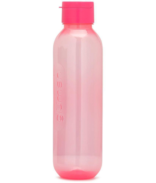 HOMETALES - Claro Spout 1100 Pink Fridge Water Bottle 1100 mL ( Set of 1 ) - Pink