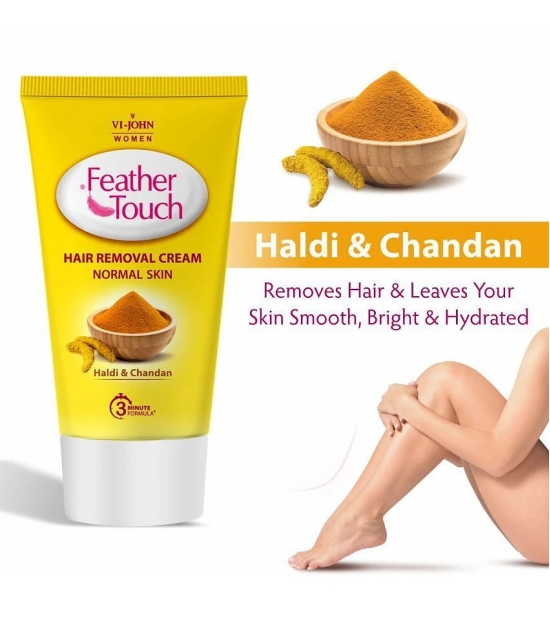 VI-JOHN Hair Removal Hair Haldi Chandan, Advance Fairness Cream 50g and kajal 2.5g- Pack of 3