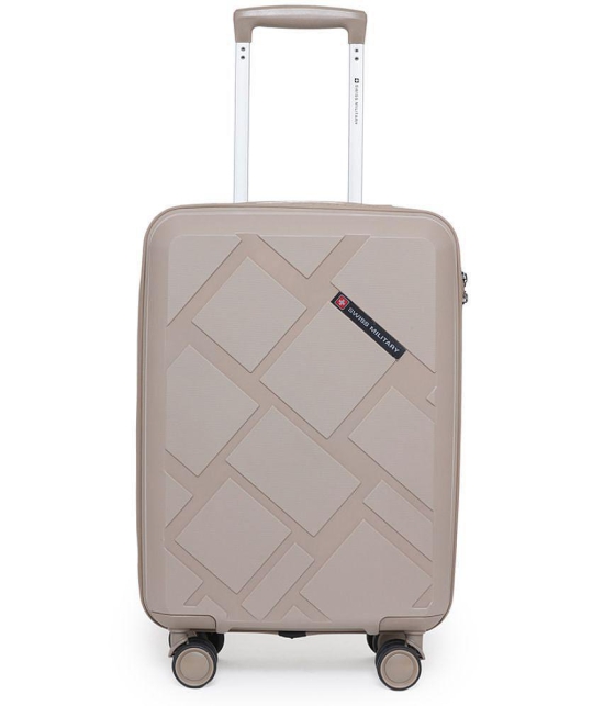 Swiss Military Beige S (Below 60cm) Cabin Hard SM004HTB_20_BEIG Luggage - S (Below 60cm)