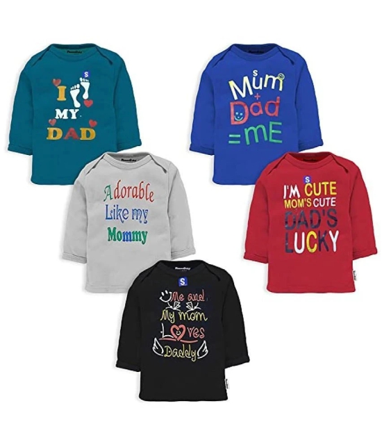 NammaBaby - Multi Cotton Boys Sweatshirt ( Pack of 5 ) - None