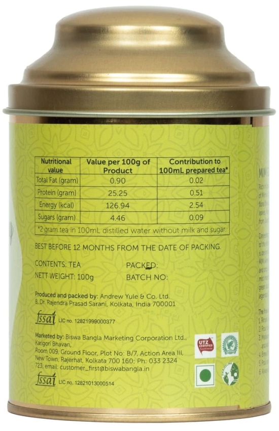 Organic Darjeeling Green Tea from Mim Tea Garden - 100g