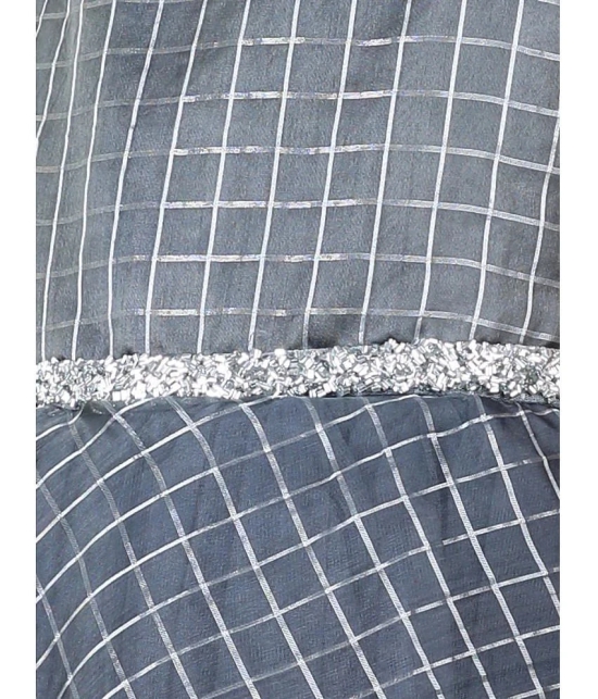 Toy Balloon Kids Grey Net Girls Fit And Flare Dress ( Pack of 1 ) - None