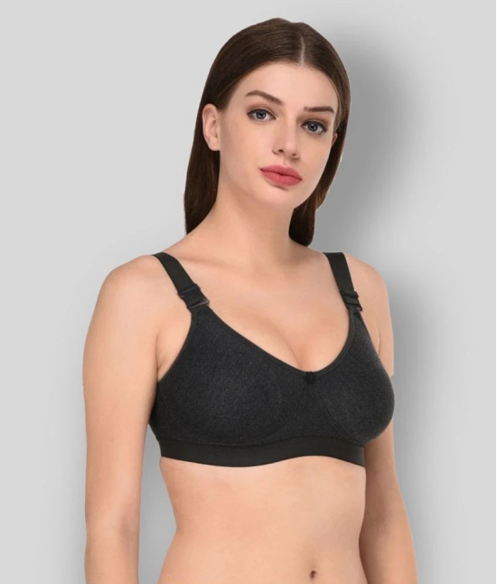 Elina - Multicolor Cotton Non - Padded Womens T-Shirt Bra ( Pack of 3 ) - 36D