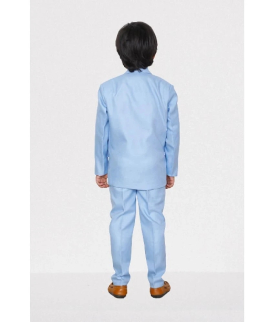 DKGF Fashion - Sky Blue Polyester Boys Suit ( Pack of 1 ) - None