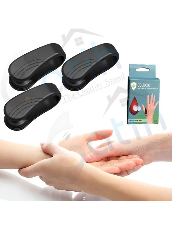 Gatih Original Sugar Control Clip All Purpose Cleaner Block Clip For Headache, Tension Relief, Acupressure. 3 no.s Pack of 3