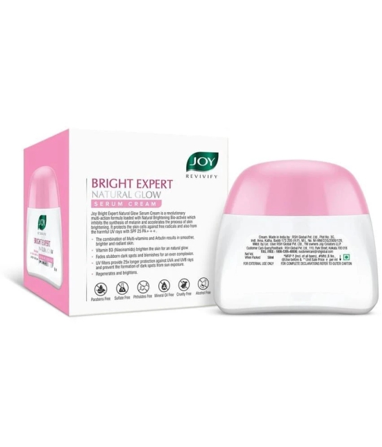 Joy Revivify Bright Expert Brightening Serum Cream SPF 25 A+++ 50g, (Pack of 1)