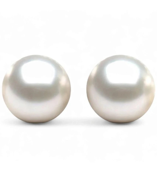 VIVASTRI White Stud Earrings ( Pack of 1 ) - White