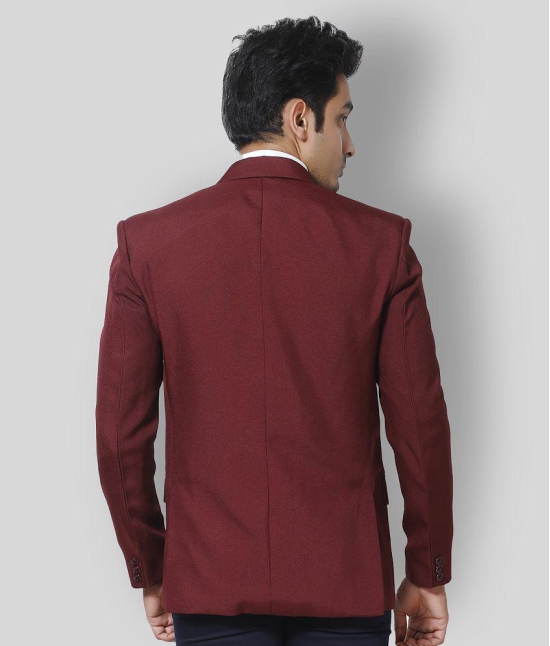 Fourfolds Maroon Blazer - None